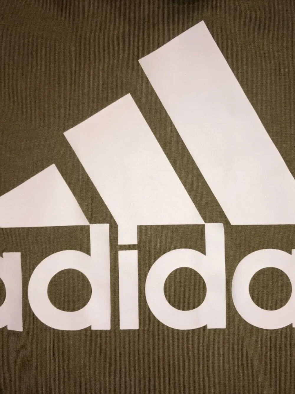 Adidas Hoodie Mens Olive Green Moisture Wicking Pullover with Logo Mens Small